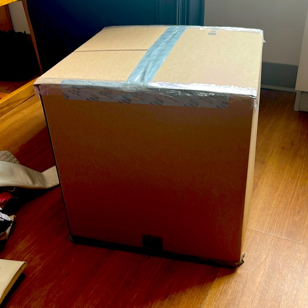 Box of women’s clothes